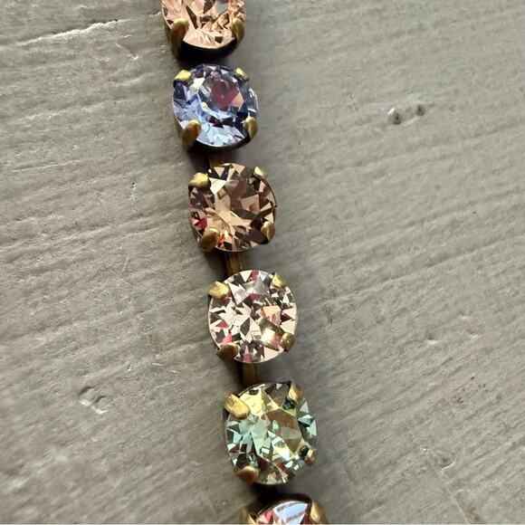 Sabika LIKE Brass Tone Tennis Bracelet - Picture 7 of 7